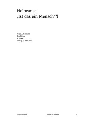 cover image of Holocaust